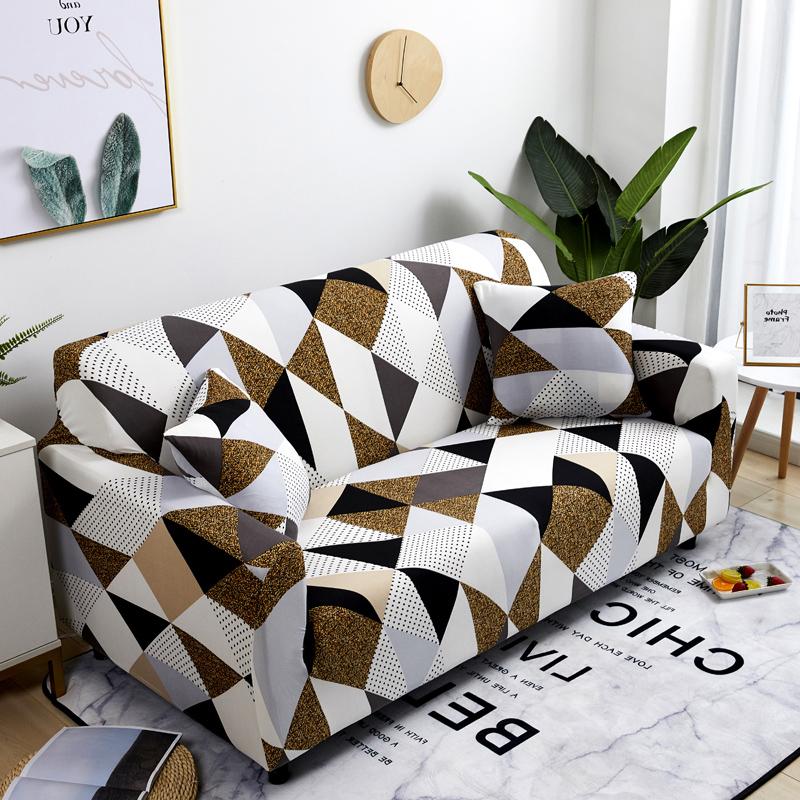 Stretch Sofa Slipcover Spandex Sofa Cover For Living Room Elastic Sofa Towel Furniture Protector Chair Couch Cover L-Shape Cover