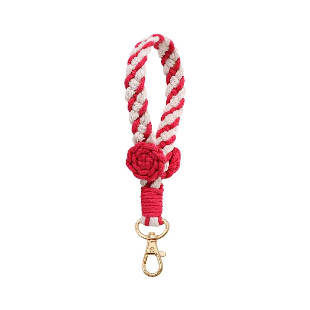 Daisy Flower Phone Lanyard - Handmade Woven Camera Strap & Pendant for Women