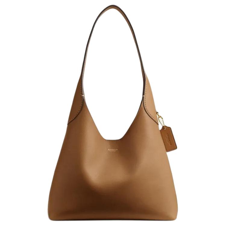

Coach Brooklyn 28 Logo Magnetic Closure Leather Crossbody Bag Medium Women Bags Honey-Brown CU068-B4T7J Basic Set (Bag+Dust Bag)
