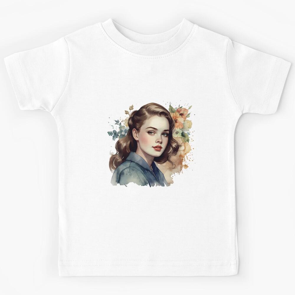 Vintage Girl Kids T-Shirt 120