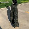 Women's Camouflage High-Waist Wide-Leg Pants