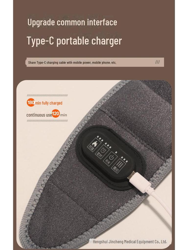 Electric Heated Graphene Wristband Hand Massager with Intelligent Moxibustion