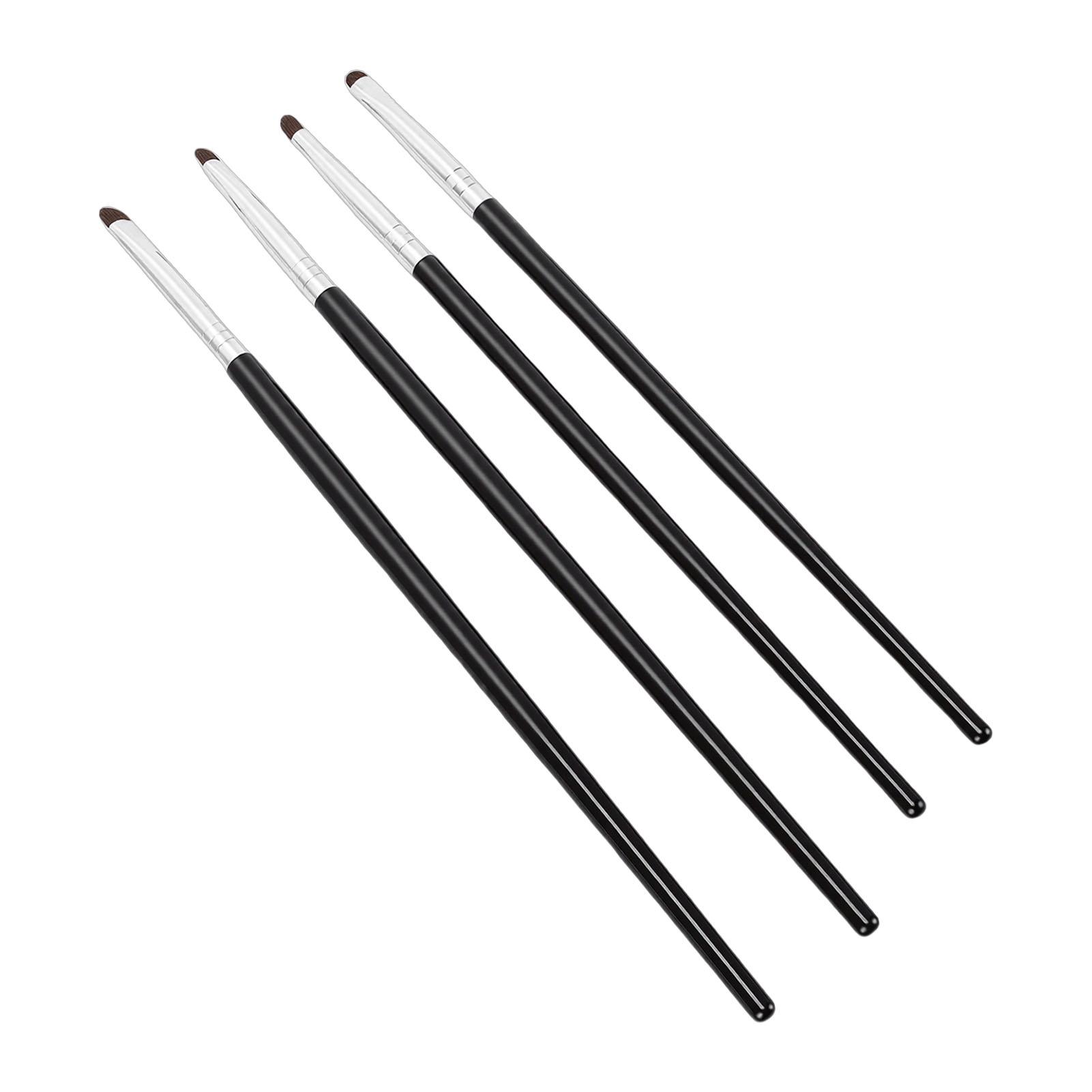 

3 Set 4 Pcs Eye Makeup Brush Set Small Smudge Eyeshadow Brushes for Concealer Highlighting Blending