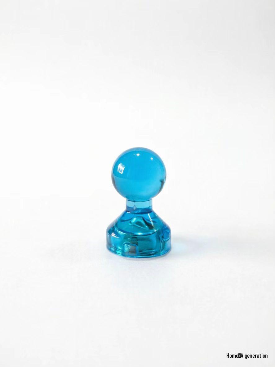 Colored Transparent Magnetic Pushpins: Hole-Free, Trace-Free, Strong for Whiteboards, Teaching, Painting, Drawing
