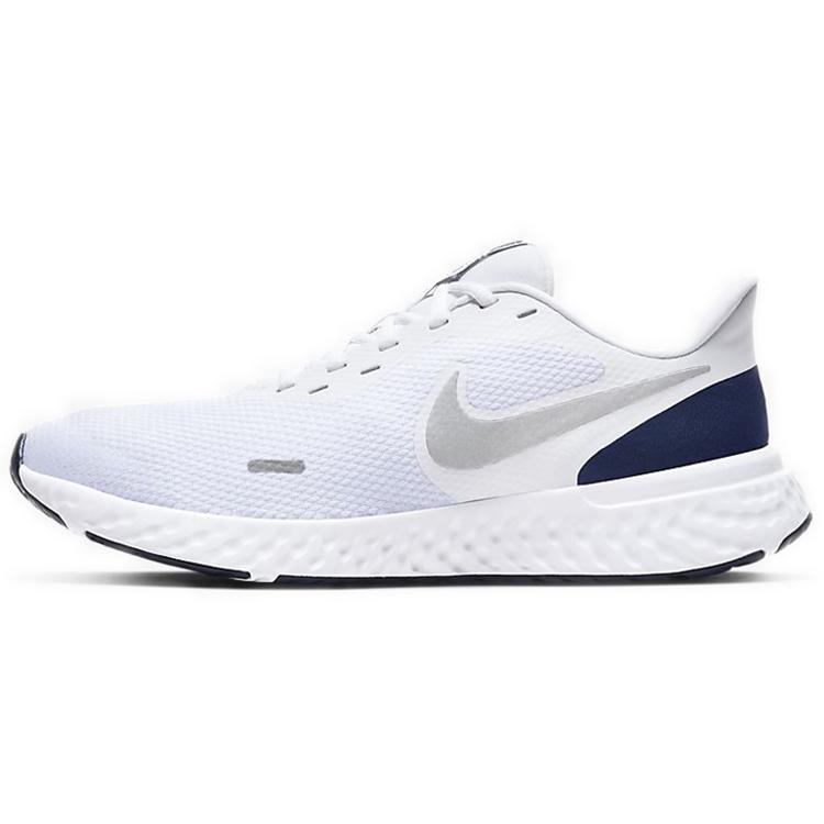 New Nike Revolution 5 White Midnight Navy BQ3204-102
