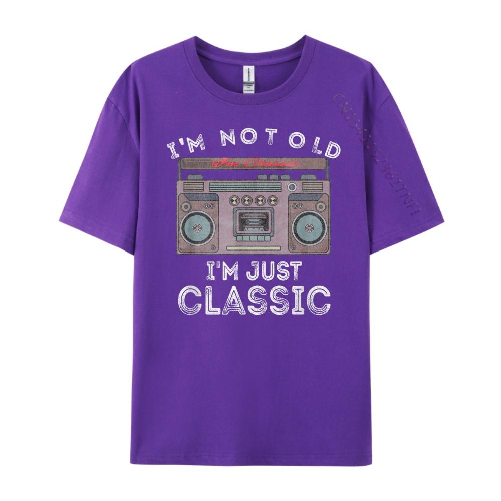 I M Not Old I M Classic Cassette Player Mens Shirts Graphic Tee Couples Winter Printed TShirt Free Shipping Clothes Casua