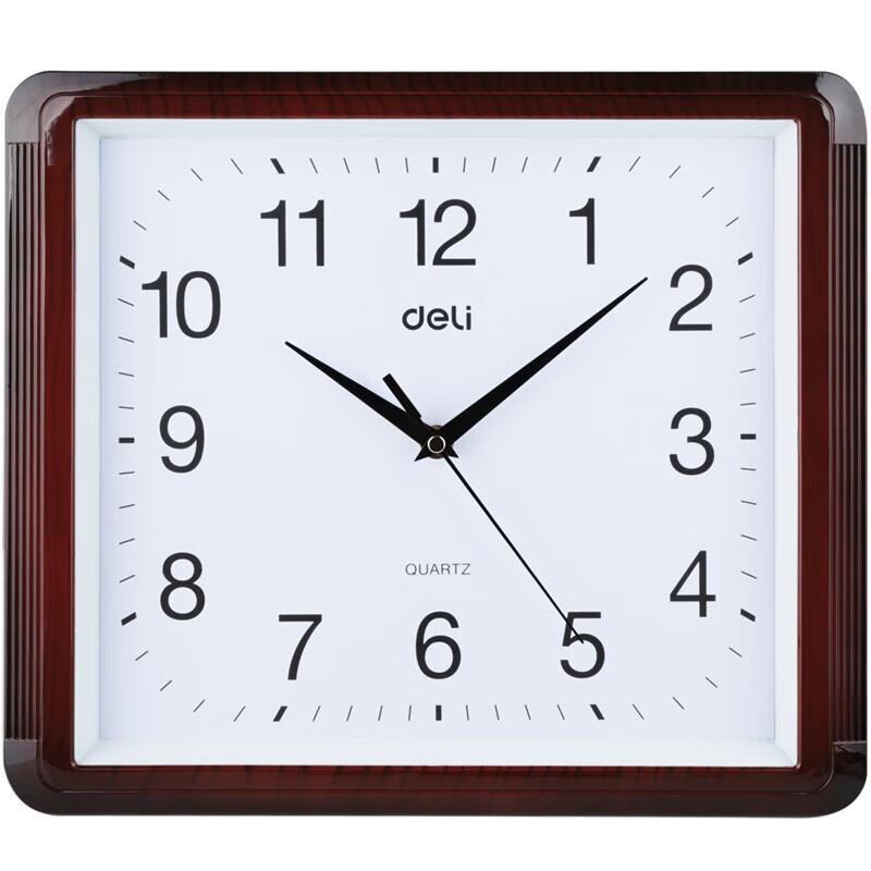 Deli 9007 Square Wall Clock