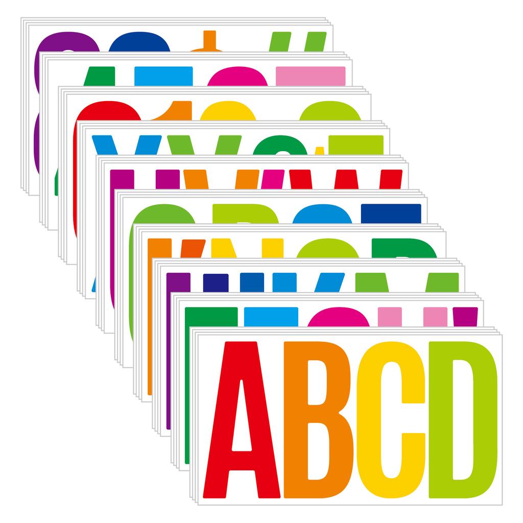 6-inch Letter Sticker Large Size Car Ship Number School Display Board Outdoor Waterproof Sun Protection Large Letter Sticker