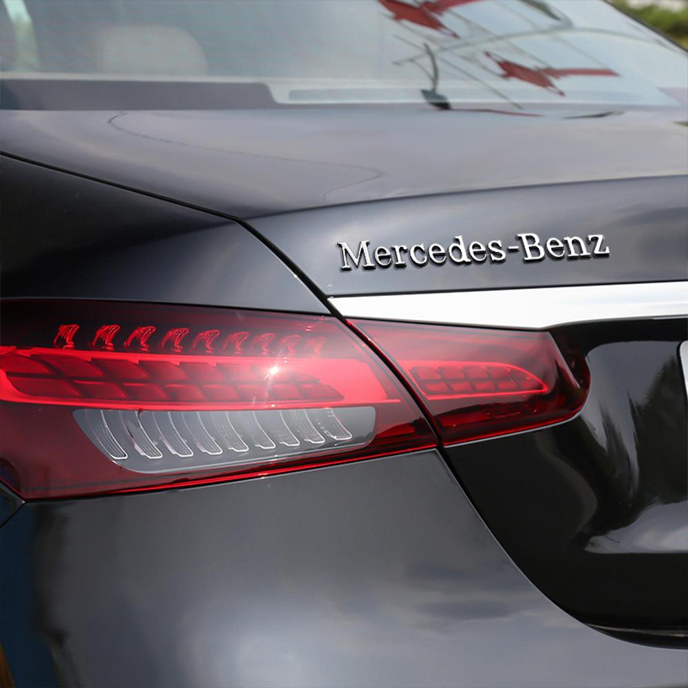 Pegatina de Coche 3D ABS Palabras Logo Maletero Trasero Calcomanías Para Mercedes Benz AMG Clase A B C E M R G S GLA GL CLA CES CLS SLK GLK CLK