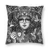 Home Decoration Nordic Halloween Witch Ghost Tree Cushion Cover Cushion Cover Mystery Magic Pillowcase 45x45cm Funda De Almohada