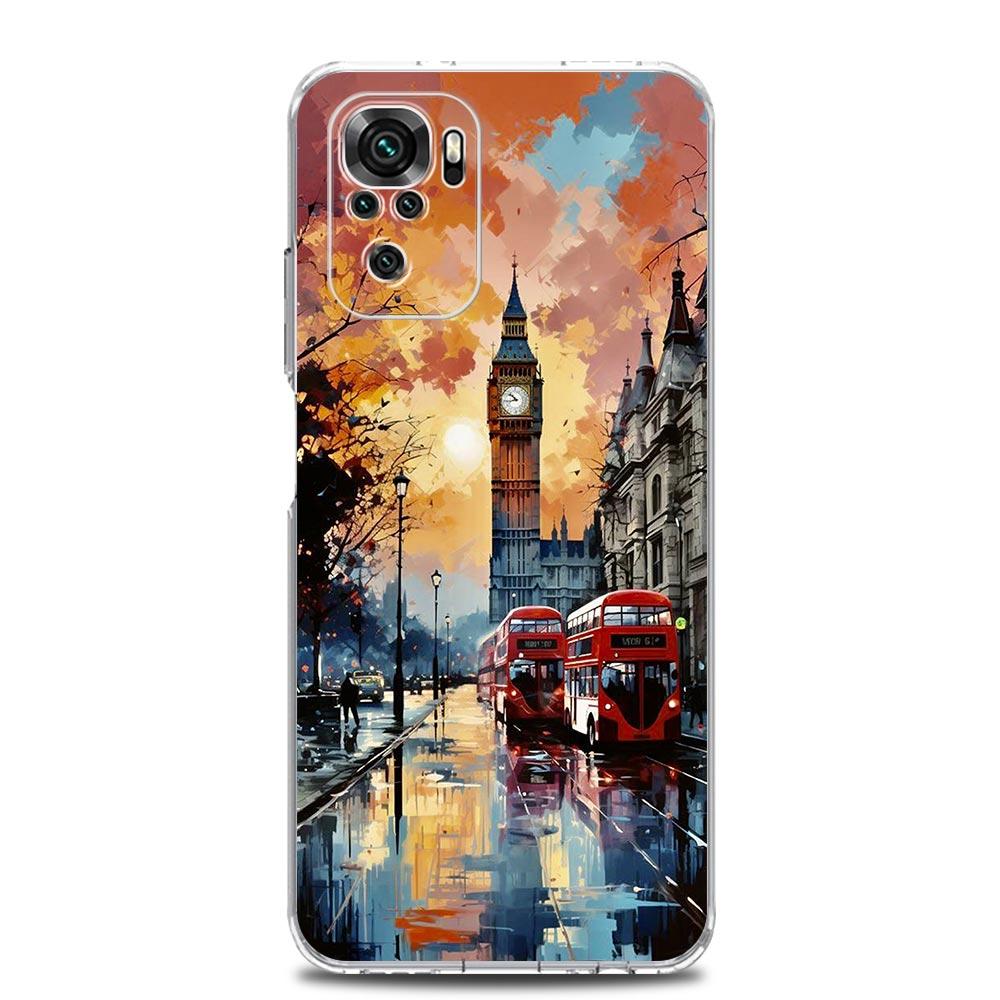 National Flag RU FR UK Soft Phone Case For Xiaomi Redmi Note 15 14 13 12 4G 10 11 Pro Plus 5G 14C 13C 12C 10C 9A Cover