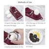 Stainless Steel Egg Slicing Tool Petal Shape Egg Cutter 2 Slicing Styles Manual Divider Separator