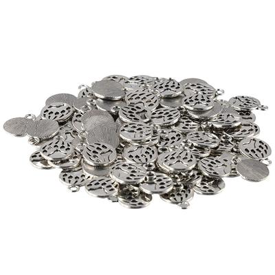100Pcs Alloy Bear Paw Pattern Charms 0.71x 0.58inch Bear Paw Shape Alloy Animal Footprint Pendants DIY Charms DIY Crafts