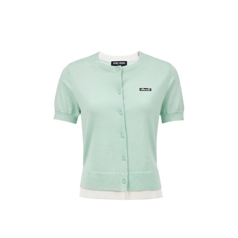 VEROMODA Lyocell Blend Colorblock Knit Top