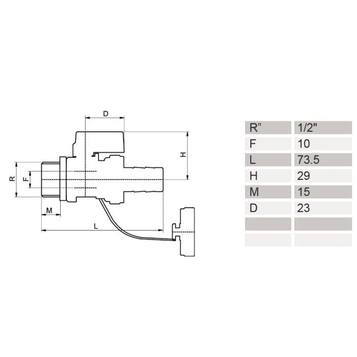 Robinet Sphérique KFE 1/2" - Contrôle Fiable