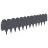 Lawn Edging 10 Pcs 103 X 25 Cm Steel Anthracite