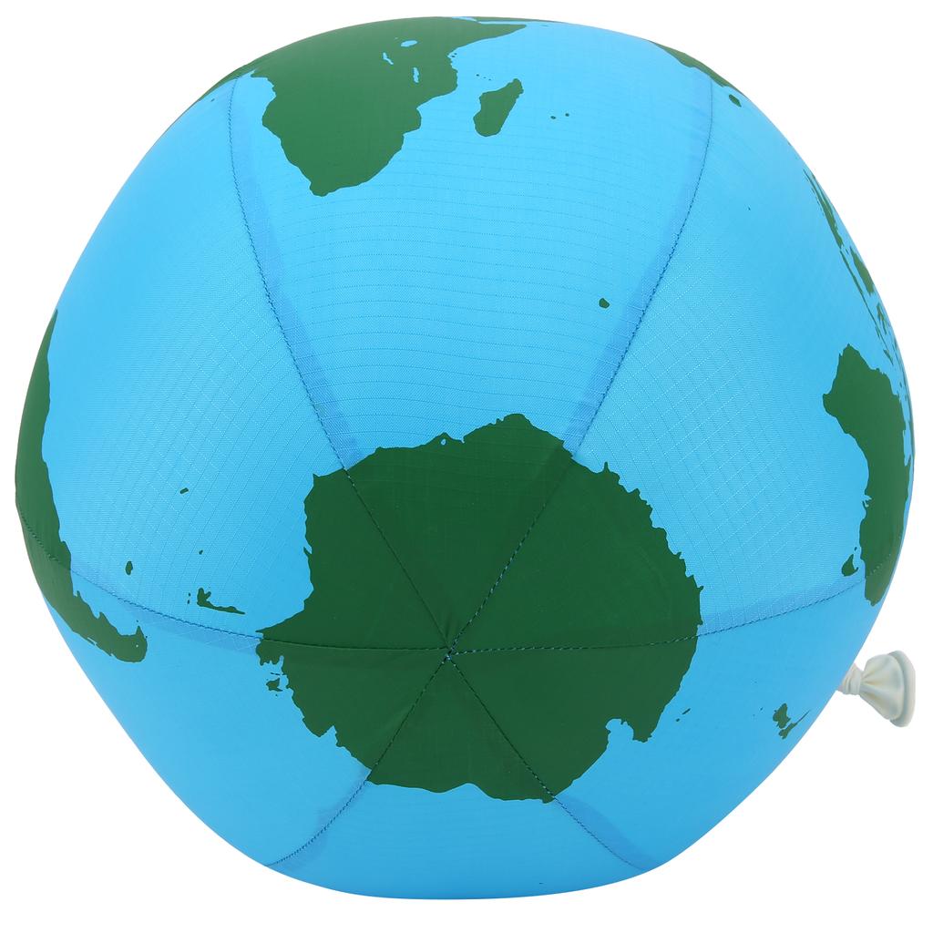 Nylon Cloth Inflatable Latex Balloons Beach Ball Children Outdoor Toys (the Earth)
