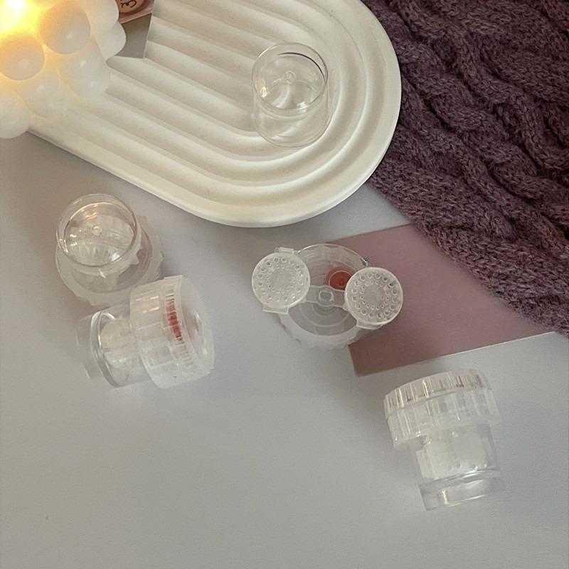 Portable Contact Lenses Cleaning Tools Colored Contact Lens Clean Case Box Plastic Container Storage Holder Eyewear Accessories