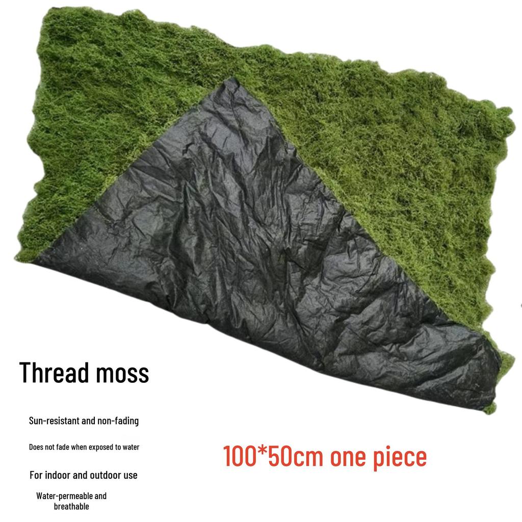 Artificial Moss Turf and Rockery Stones for Horticulture, Landscaping, and Bonsai Decor