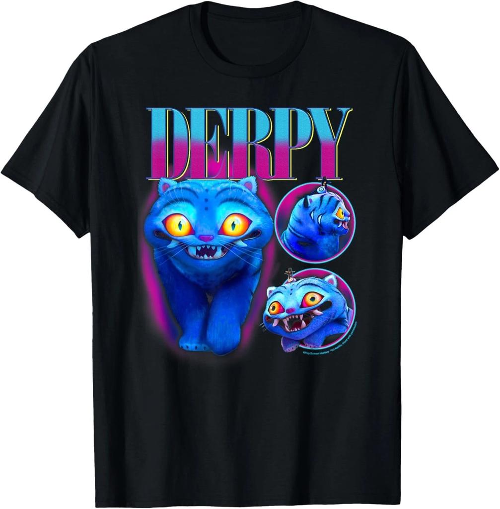 Kpop Demon Hunters Derpy Showcase Y2K Style Poster T- Shirt