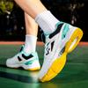 36-45unisex Sneakers Leather Badminton Shoes Anti-slip Table Tennis Shoes Breathable Tennis Sports Shoes