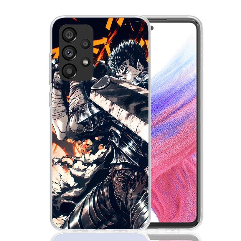 G-Guts B-Berserks Anime Phone Case For Samsung Galaxy A52 A32 A22 A12 A02S A50S A30S A51 A31 AA71 Note 20 Ultra 10 S10 Plus Gala