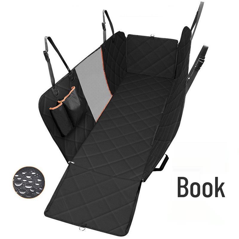 Waterproof Oxford Cloth Car Pet Seat Cover - Thickened, Stain-resistant Rear Seat Mat