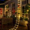 Santa Claus Climbing Ladder String Lights LED Lamp Christmas Decoration for Garden Cristmas Tree New Year Gift Fairy Lamp