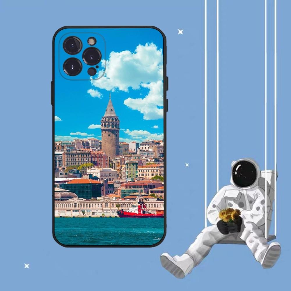 Turkey Istanbul Scenery Phone Case For iPhone 14 11 12 13 Mini Pro XS Max Cover 6 7 8 Plus X XR SE 2020 Funda Shell