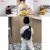 Modern Kids Canvas Chest Bag With Geometric Pattern For Daily Play And School Use