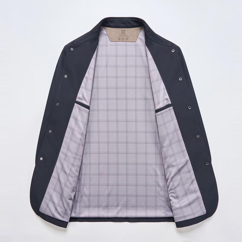 New Men's Coat Spring and Autumn Jacket Middle-aged Business Casual Jacket Dad Lapel Top