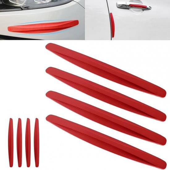 8 Packs Anti-Collision Patch Car Bumper Guard Strip Anti-Scratch Bumper Protector Trim Universal Rear Bumper Protector Car Door Edge Guards Car Side