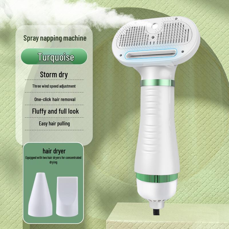 Silent Portable Mini Pet Hair Comb for Drying