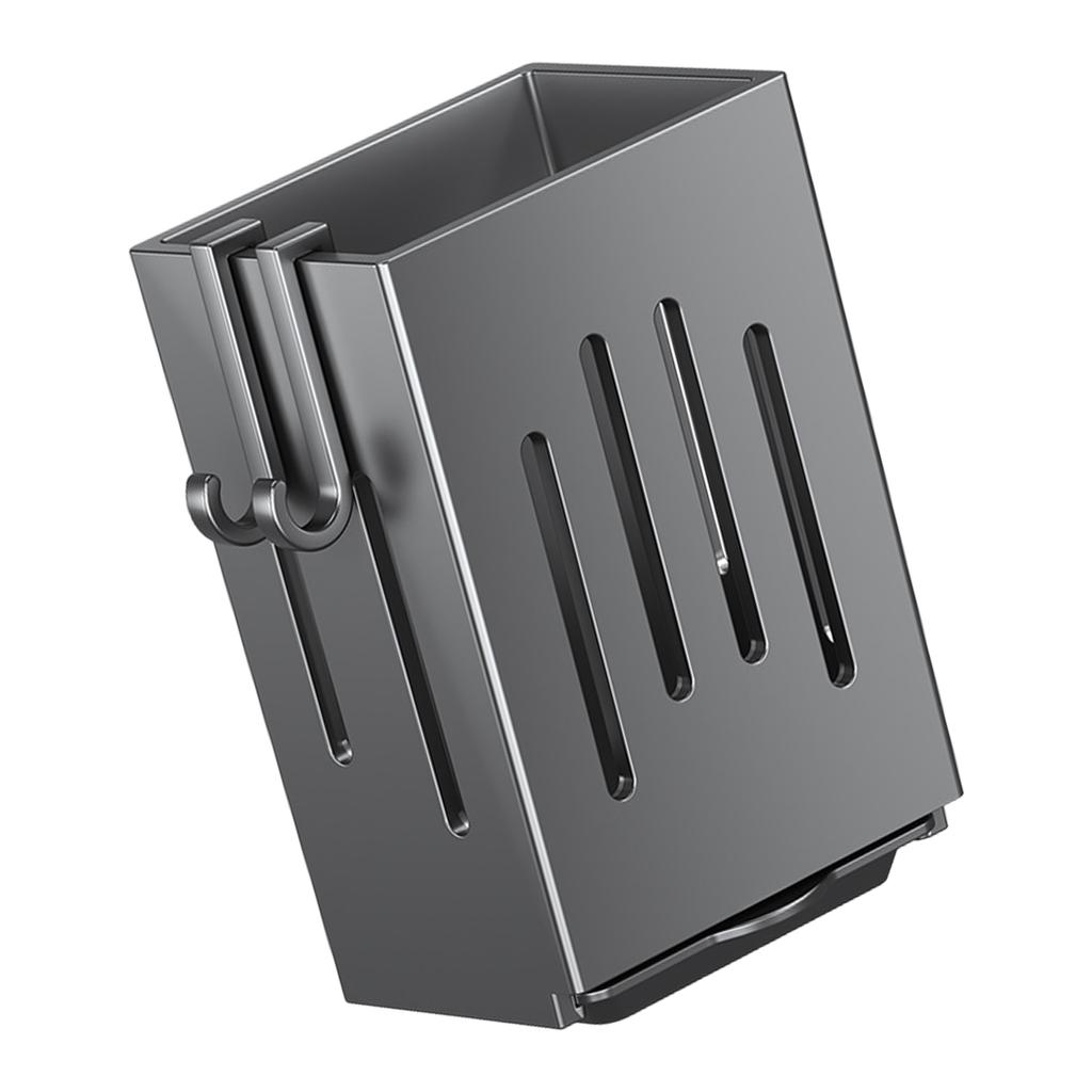 Efficient Kitchen Utensils Rack Wall Mounted Kitchen Organizers with Draining Chopstick Holder and Cutlery Storage Box