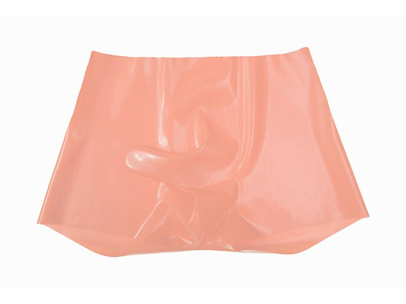 Latex Leather Seamless Underwear: Gun & Bullet Separation Boxer Briefs