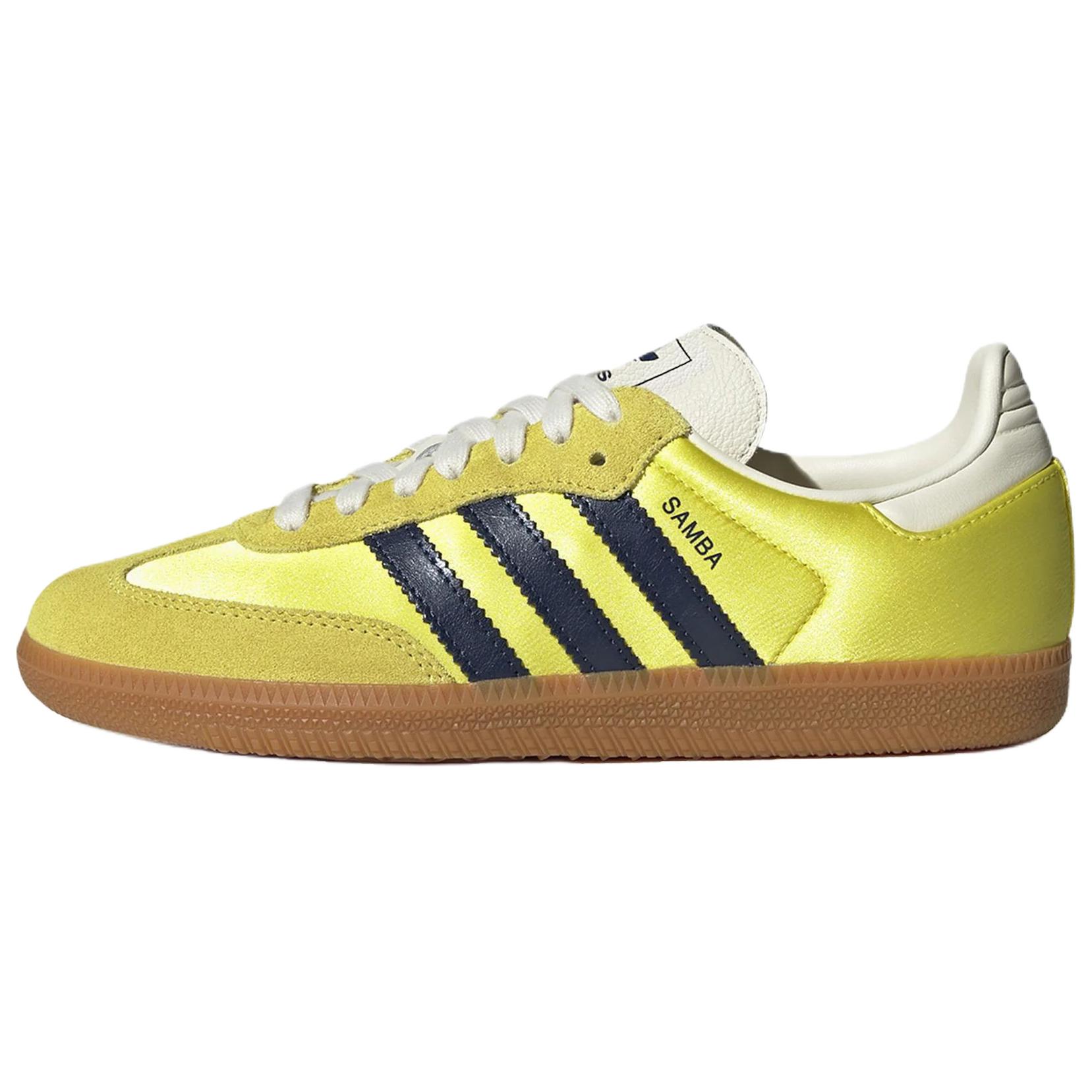 

Adidas Samba OG Shock Yellow Night Indigo Women Sneakers Cream-White JI2594 38