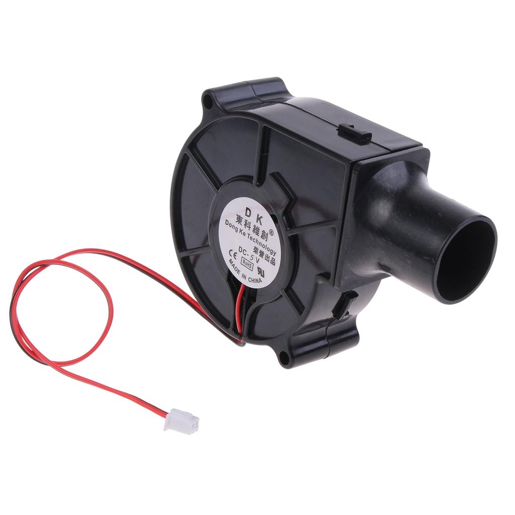 7530 DC Blower Fan 75x75x30mm 5V 12V 7cm 7530 Dual Ball Bearing Air Flow Cooling Cooler Fan BBQ Picnic Blower Fans