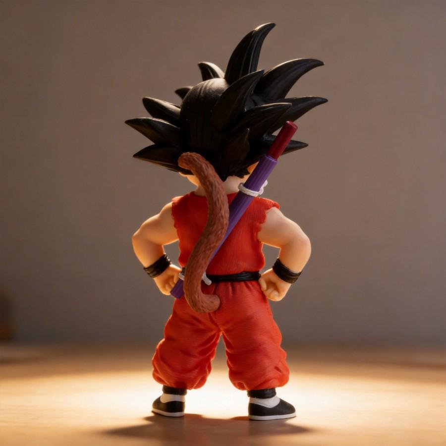 Son Goku Childhood Super Saiyan Dragon Ball Anime Figure 20cm Nostalgic Collection Model Ornament Decor Gift for Fans