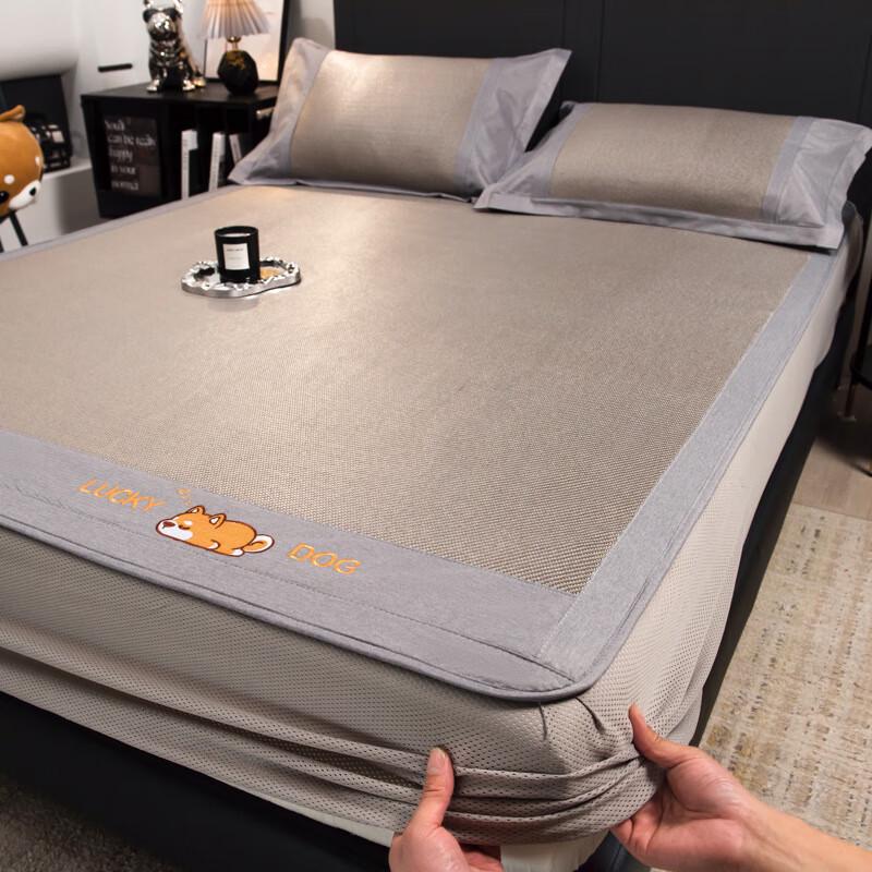 Nu Feng Thick Embroidered Rattan Sleeping Mat