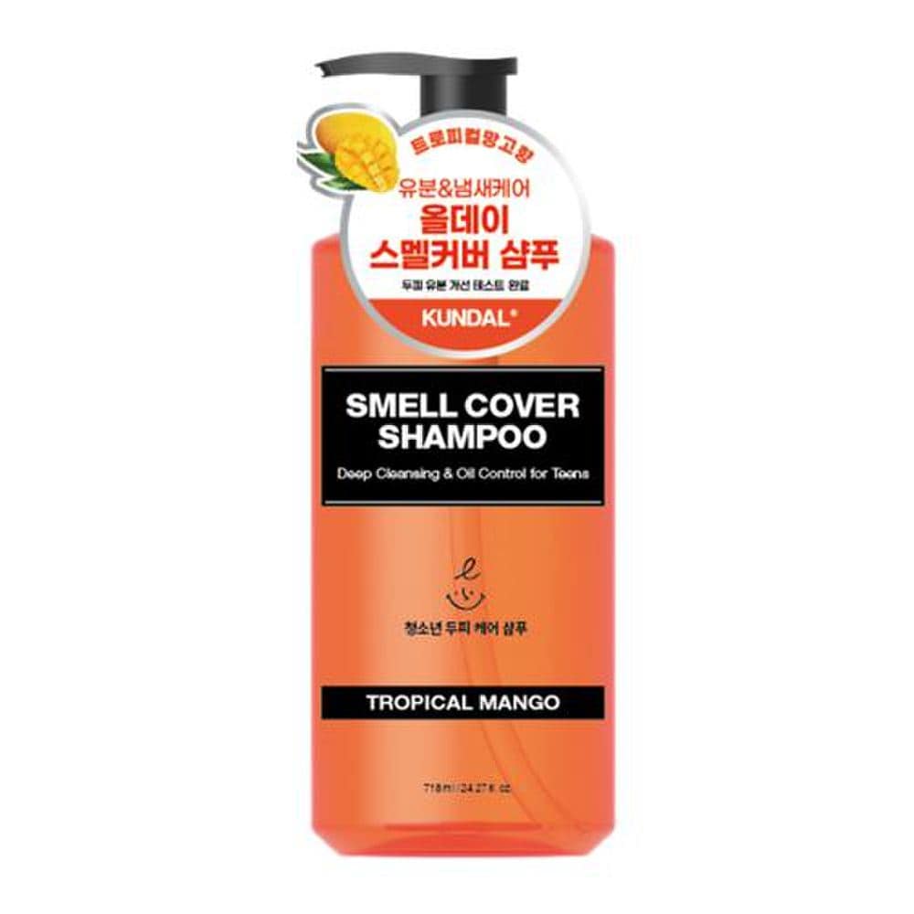 KUNDAL Shampooing Couvre Odeurs Toute la Journée 718ml Mangue Tropicale