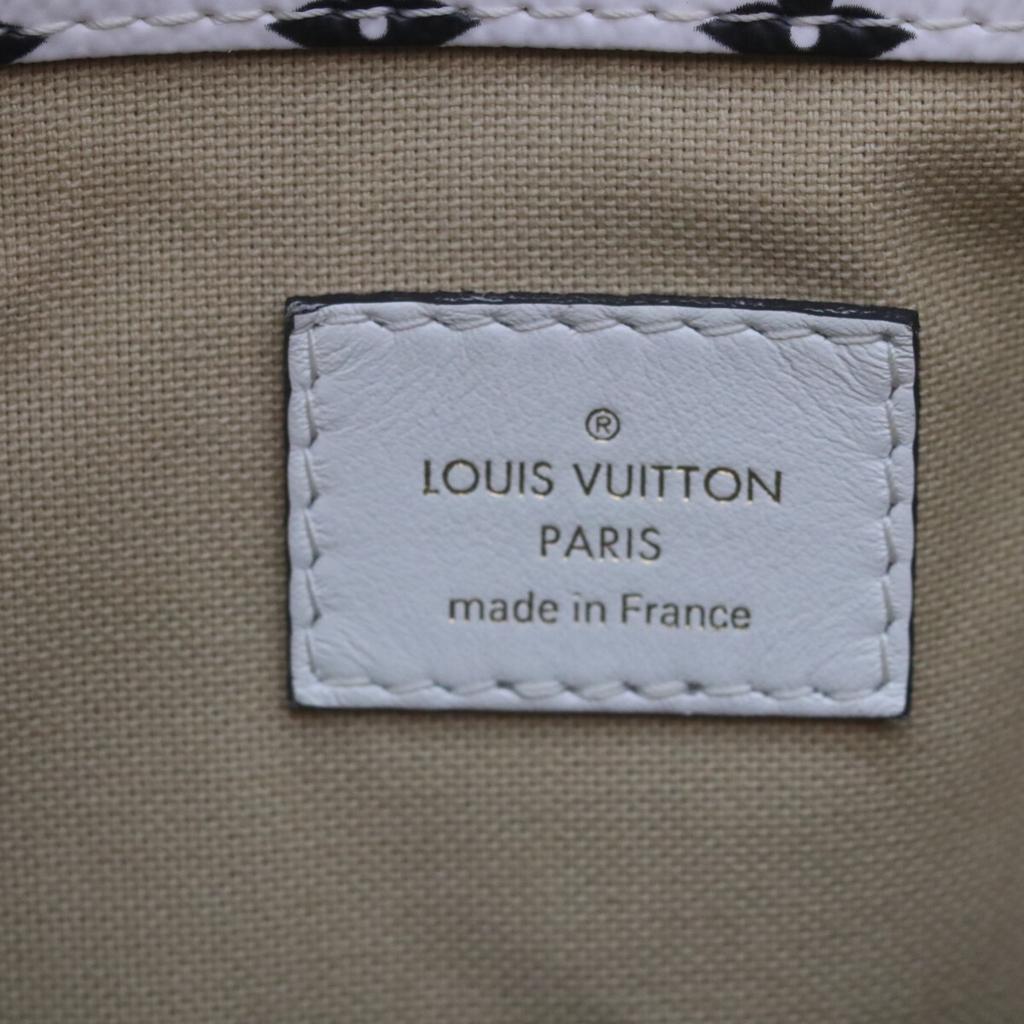 LOUIS VUITTON M44572 Monogram Giant Creme Khaki Speedy Bandolier 30 Boston bag Creme/KhakiUsed