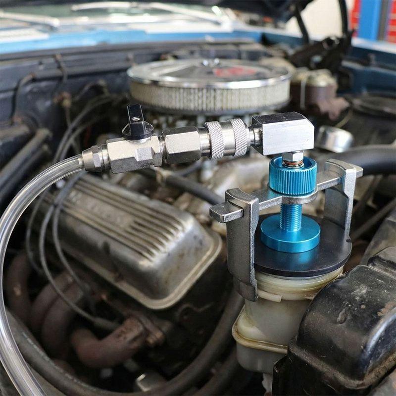 Blue & Black Case Brake Clutch System Universal Adapter Bleeder Tool Master Cylinder Adapter Kit Adapter Kit Durable