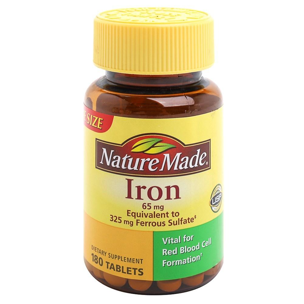 Naturemade Iron 65mg Tablets 180 Pcs 1 Pcs