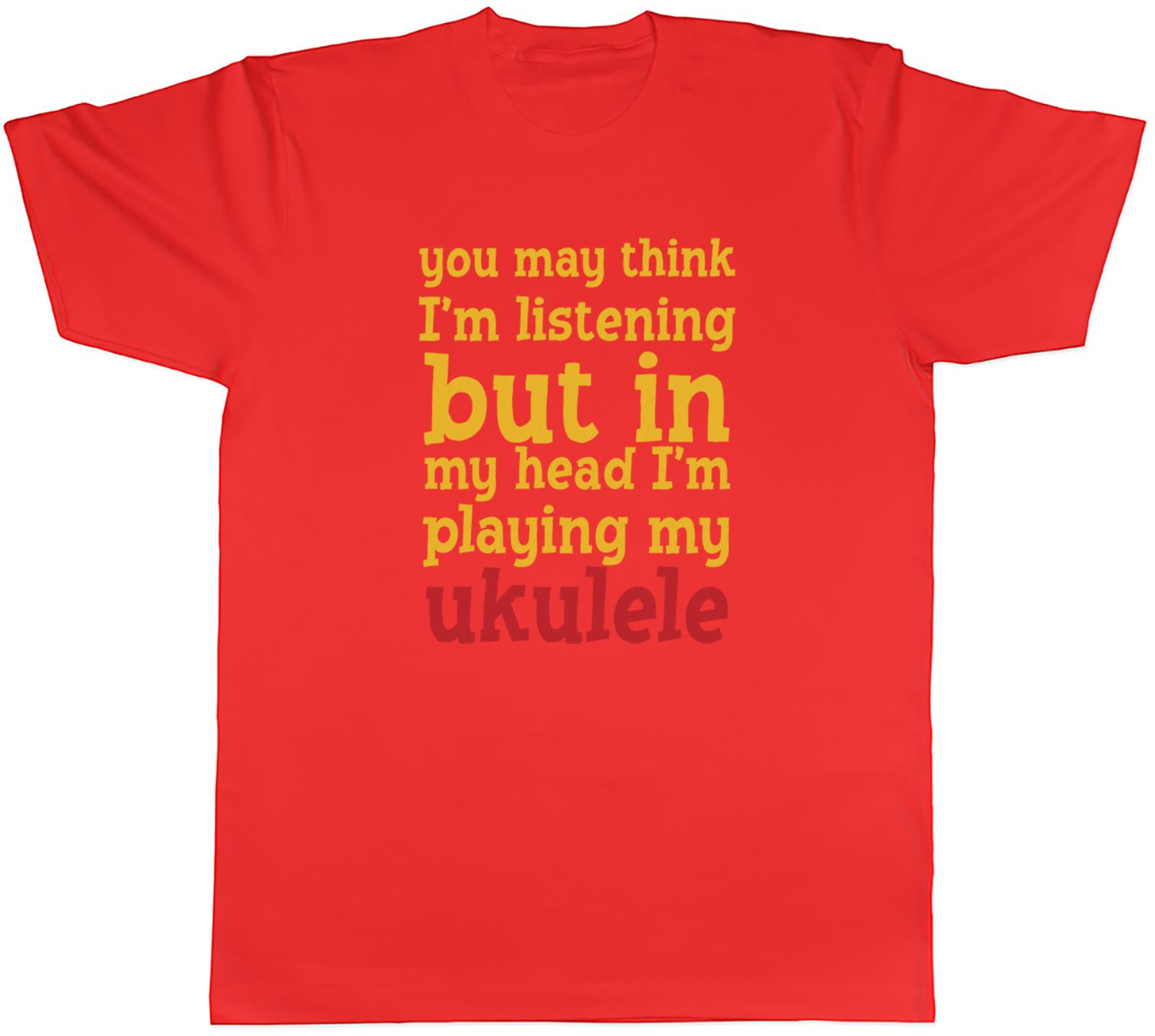 Ukulele Joke Funny Unisexs TShirt String InstruUnisext Uke Guitar Tee Gift S