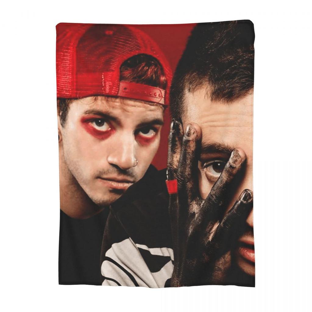 T-Twenty One P-Pilots Deku Flanelová Deku na Pohovku Lehká Deku pro Ložnici Kancelář Přehoz Přehoz na Postel Prošívaná Přikrývka