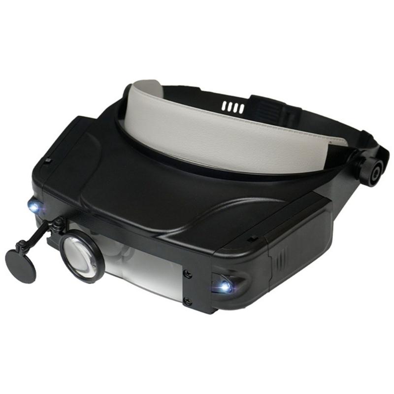 

Functional Head Worn Magnifier with Changeable Lense for Detail Oriented Activity and Long Time Wear 1