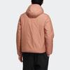 Adidas Letter Logo Printed Reversible Hooded Sports Cotton Jacket Men Jacket Rock-Layer-Brown HY7220