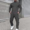 Mens Sweatsuit Set 2 Piece Athletic Tracksuit Sports Tops+Pants