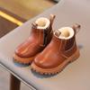 Skin-friendly Velvet Children Winter Boots  Chelsea Boots Kids Girl Leisure Baby Boy Platform School Shoes Child I07168