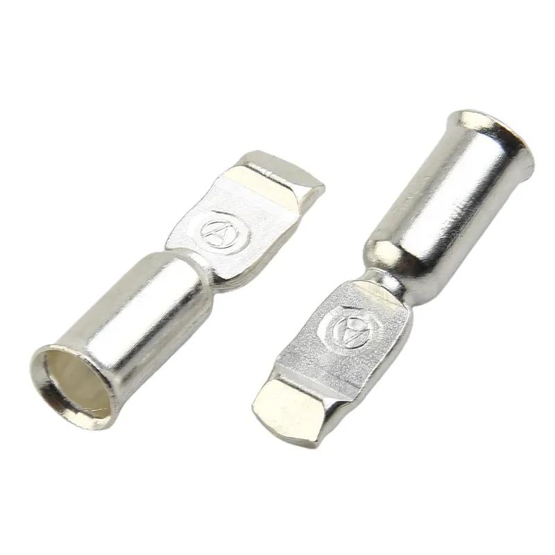 20pcs 50Amp Copper Terminals Connector For 50A FOR-Anderson Style Plugs-Contacts For 4-12square 6 B & S-Wire Cable Terminal